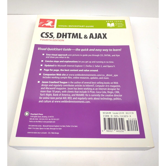 CSS, DHTML, & Ajax: Visual QuickStart Guide by Teague, Jason Cranford - Picture 7 of 10